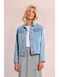 Oversized denim jacket