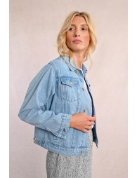 Oversized denim jacket