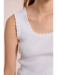 Ribbed tank top