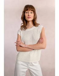 Sleeveless sweater