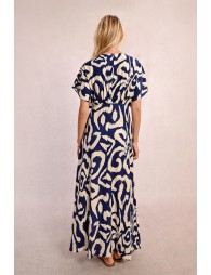 Long printed dress