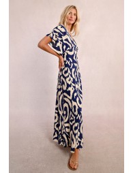 Robe longue imprimée