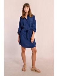 Robe chemisier courte nouable