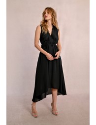 Semi-sheer long dress