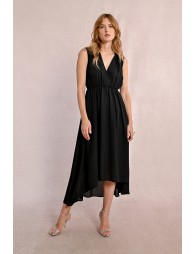 Semi-sheer long dress