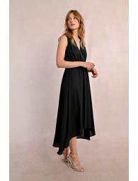 Semi-sheer long dress