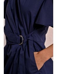 Tie-at-the-waist short jumpsuit