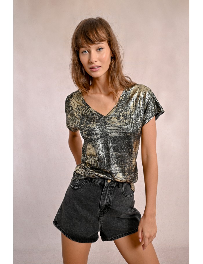 Metallic T-shirt