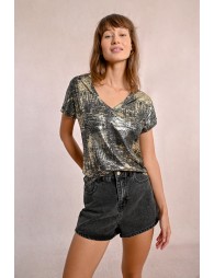 Metallic T-shirt