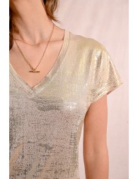 Metallic T-shirt