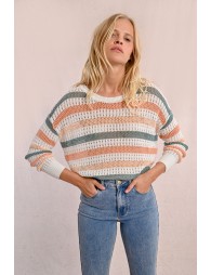 Pull en maille ajourée