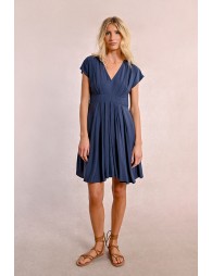 Short pleated dress