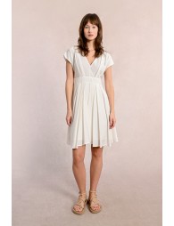 Short pleated dress