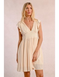 Short pleated dress