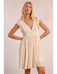 Short pleated dress