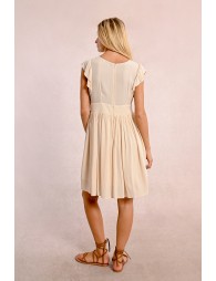 Short pleated dress