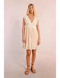 Short pleated dress