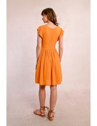 Short pleated dress