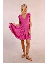 Short pleated dress