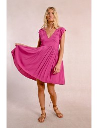 Short pleated dress