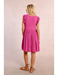 Short pleated dress