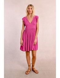 Short pleated dress