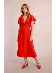 Robe longue à buste noué