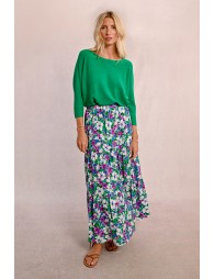 Long floral skirt