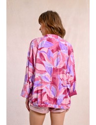 Blouson oversize croisé