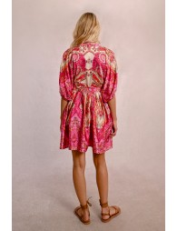 Robe courte à imprimé