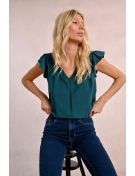 Flowy V-neck top