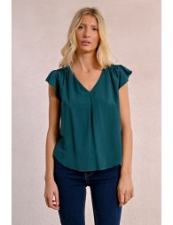 Flowy V-neck top