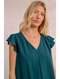 Flowy V-neck top