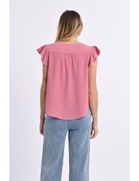 Flowy V-neck top