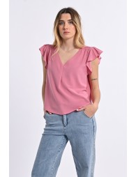 Flowy V-neck top