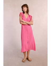 Robe mi-longue fluide