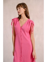 Robe mi-longue fluide