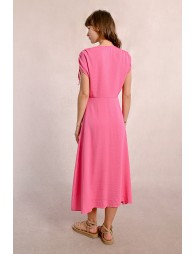 Robe mi-longue fluide