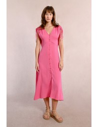 Robe mi-longue fluide