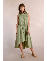 Asymmetrical shirt dress