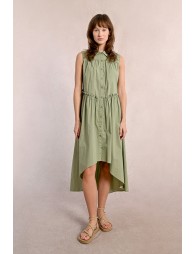 Asymmetrical shirt dress