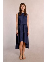 Asymmetrical shirt dress