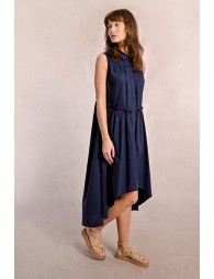 Asymmetrical shirt dress