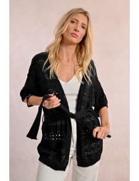 Tieable knit vest