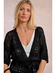 Tieable knit vest