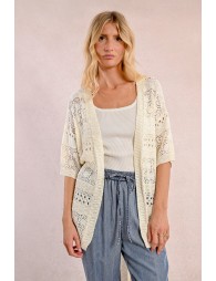 Tieable knit vest