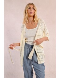 Tieable knit vest