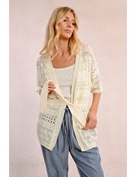 Tieable knit vest