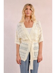 Tieable knit vest