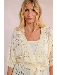 Tieable knit vest